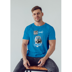 T SHIRT BLEU IRIS LA...