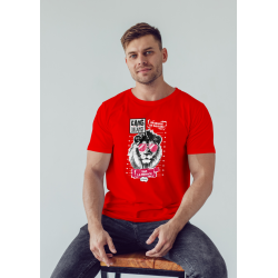 T SHIRT ROUGE SAM LA MENACE...